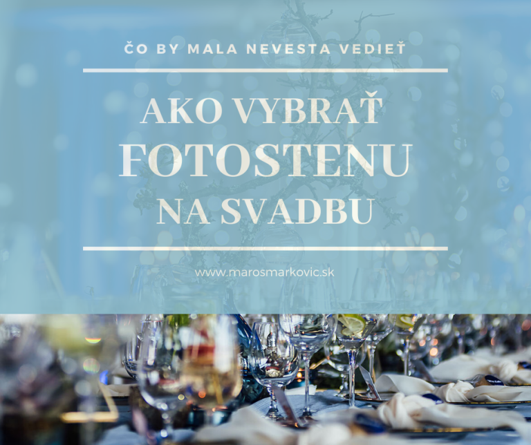 Ako vybrat fotosetenu na svadbu a event