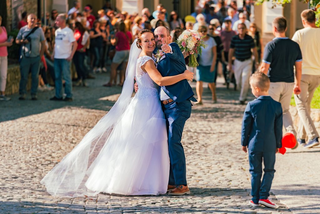 Fotograf na konferenciu manzelka kostol hrad